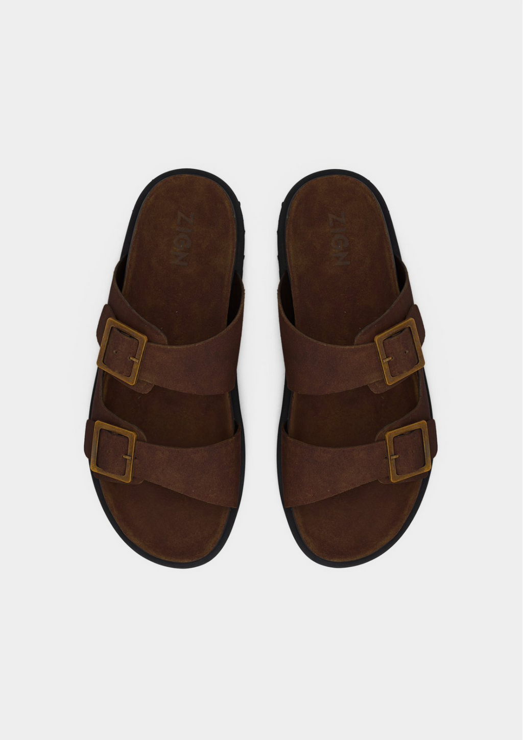 Zign Leather Sandales à deux brides