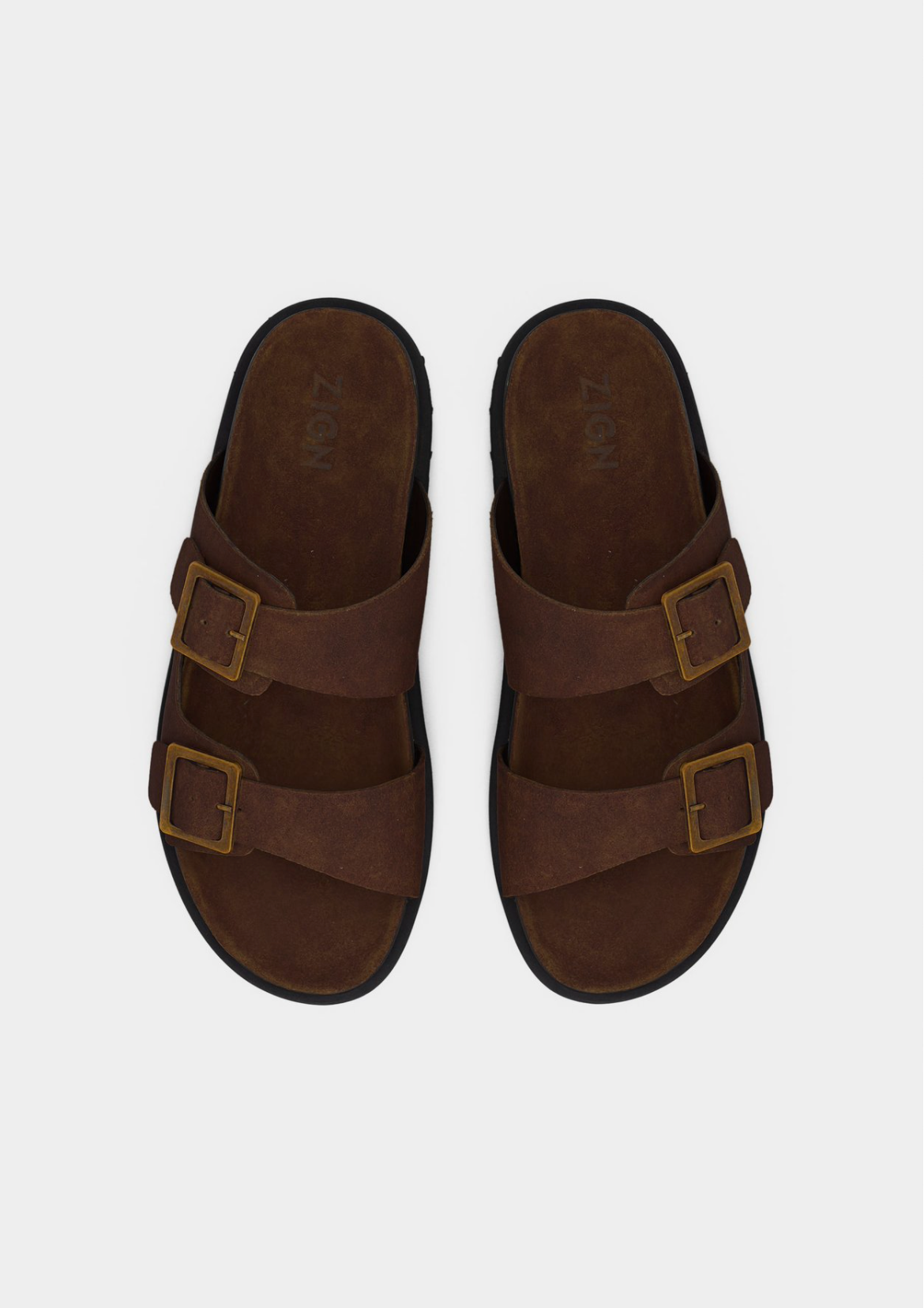Zign Leather Sandales à deux brides