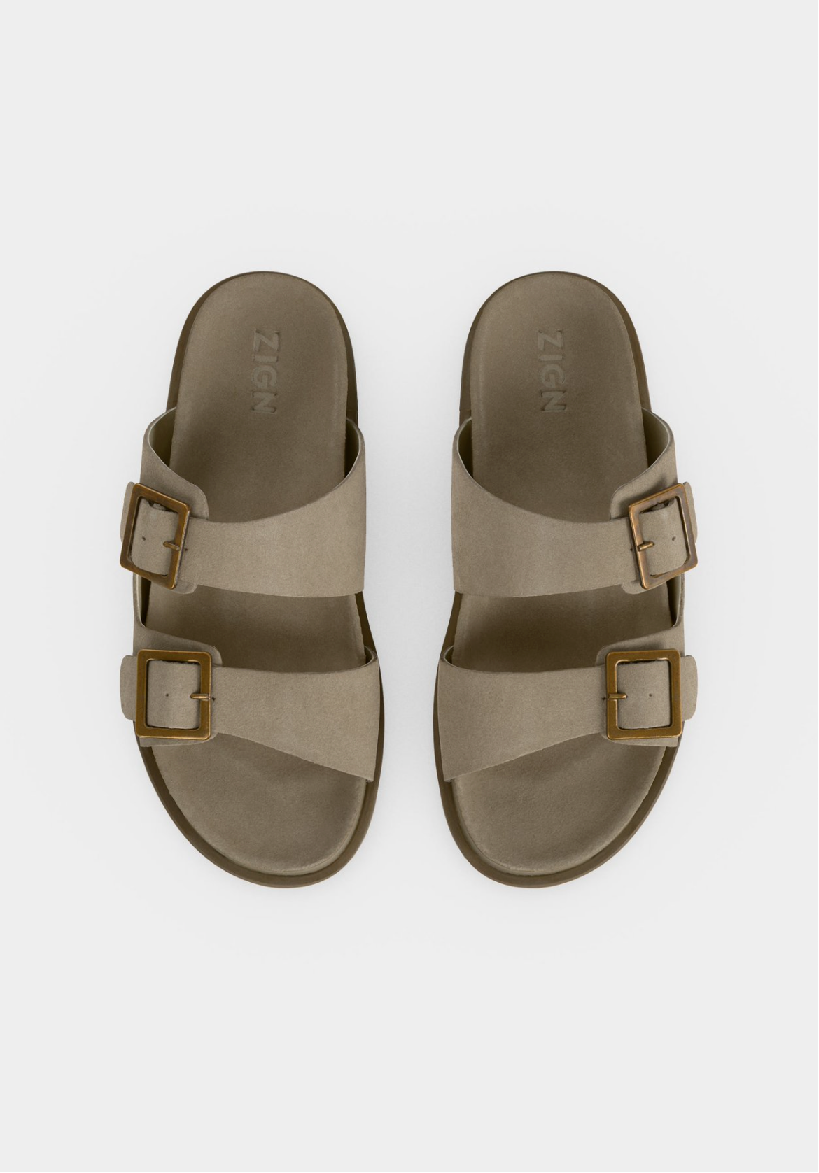Zign Leather Sandales à deux brides