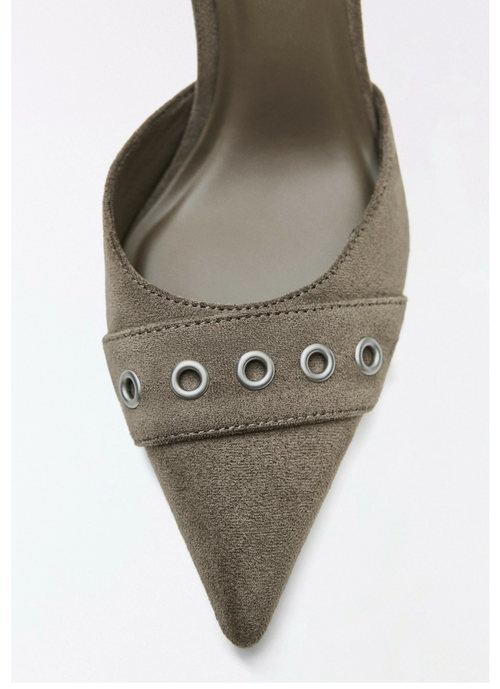 Bershka Escarpins à Talons avec Brides & Boucles -
Sable