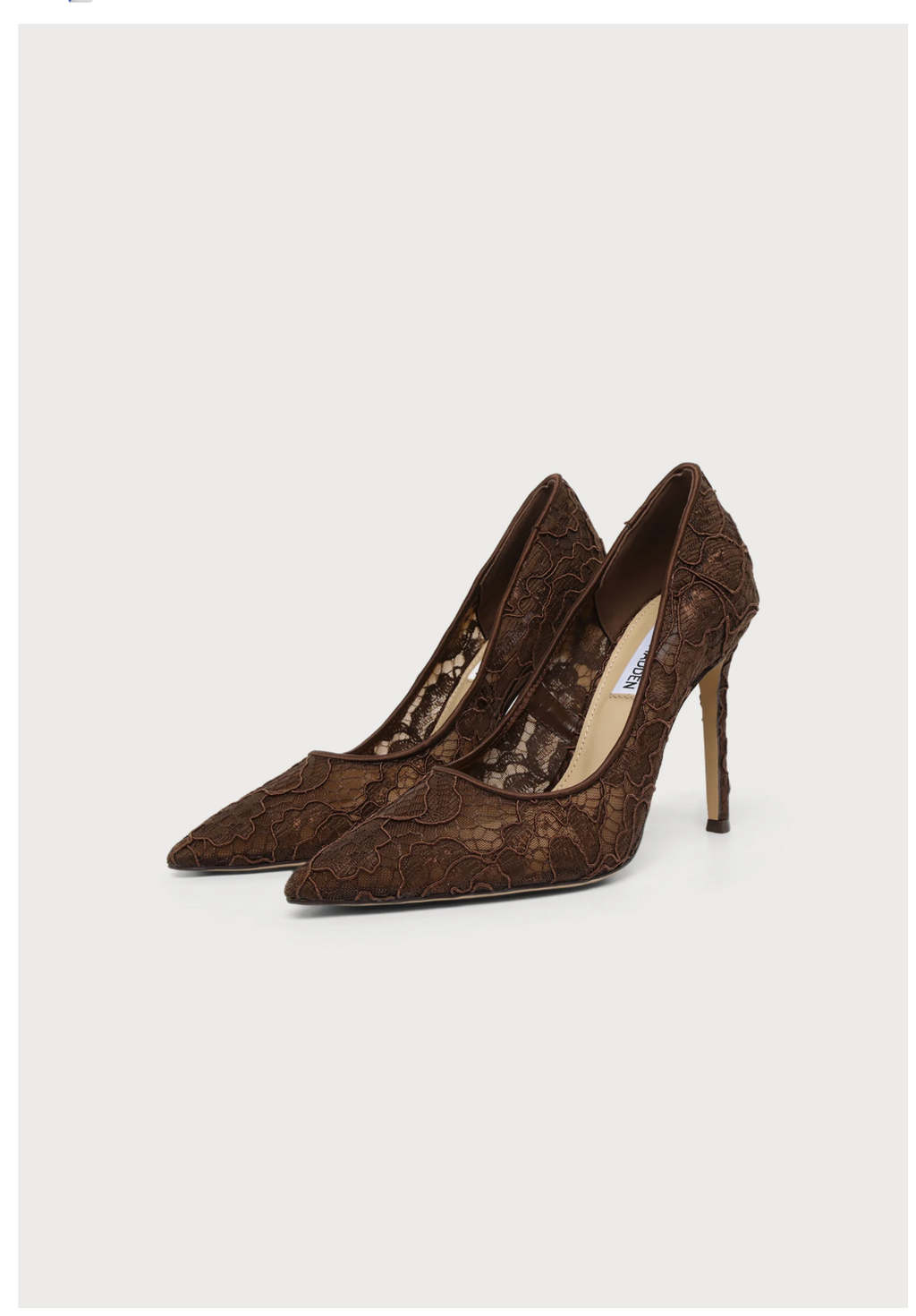 Steve Madden EVELYN Escarpins à Talons - Blanc/Noir/Brun