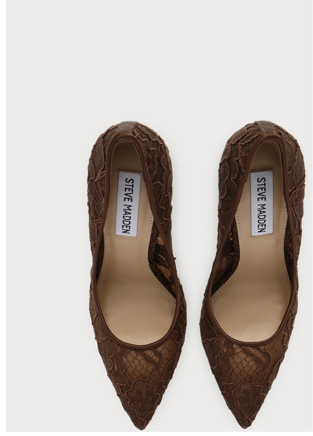 Steve Madden EVELYN Escarpins à Talons - Blanc/Noir/Brun