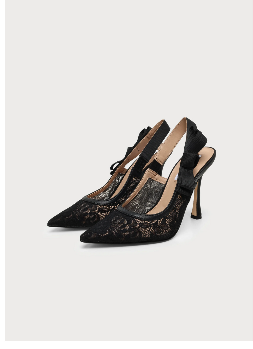 Steve Madden BRYLIE Escarpins en Dentelle - Noir/Brown/Blanc