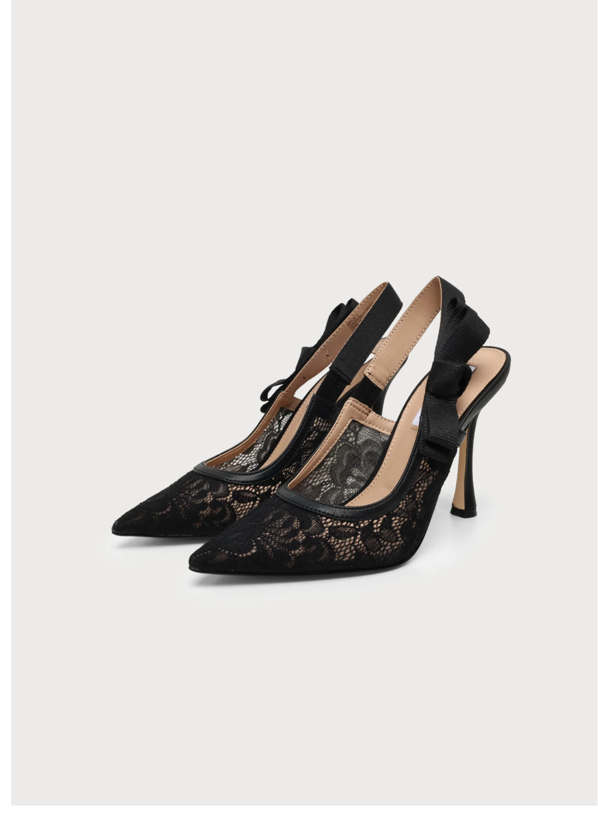 Steve Madden BRYLIE Escarpins en Dentelle - Noir/Brown/Blanc