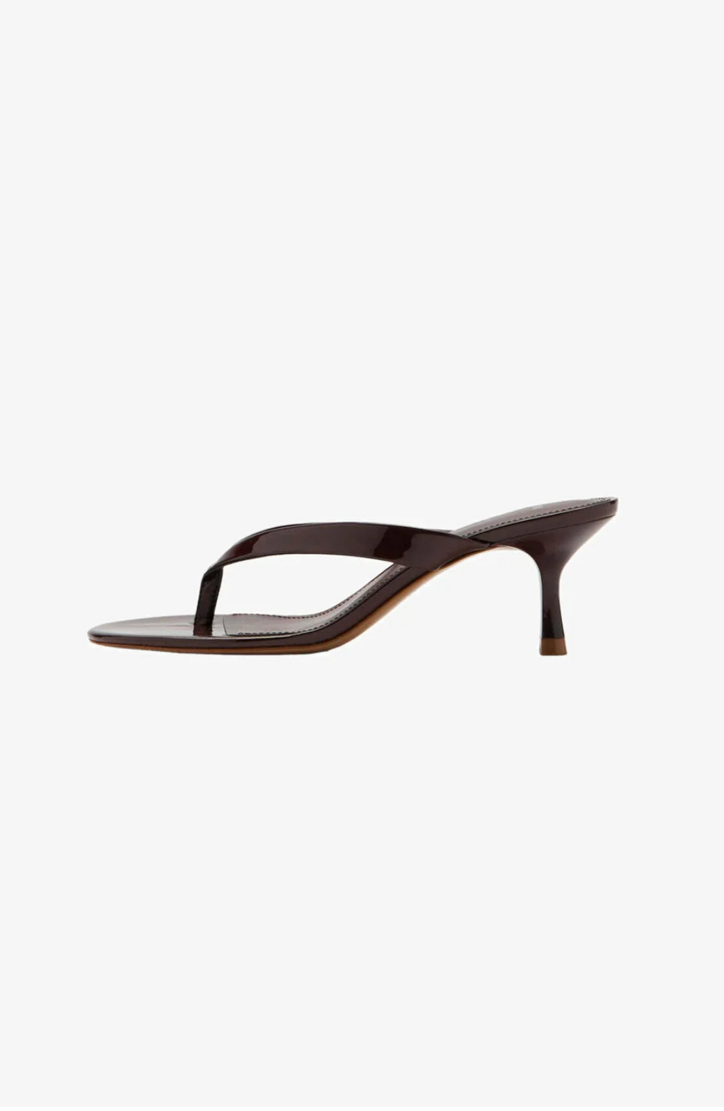 Mango Mules à Talons - Brown/ Chocolat