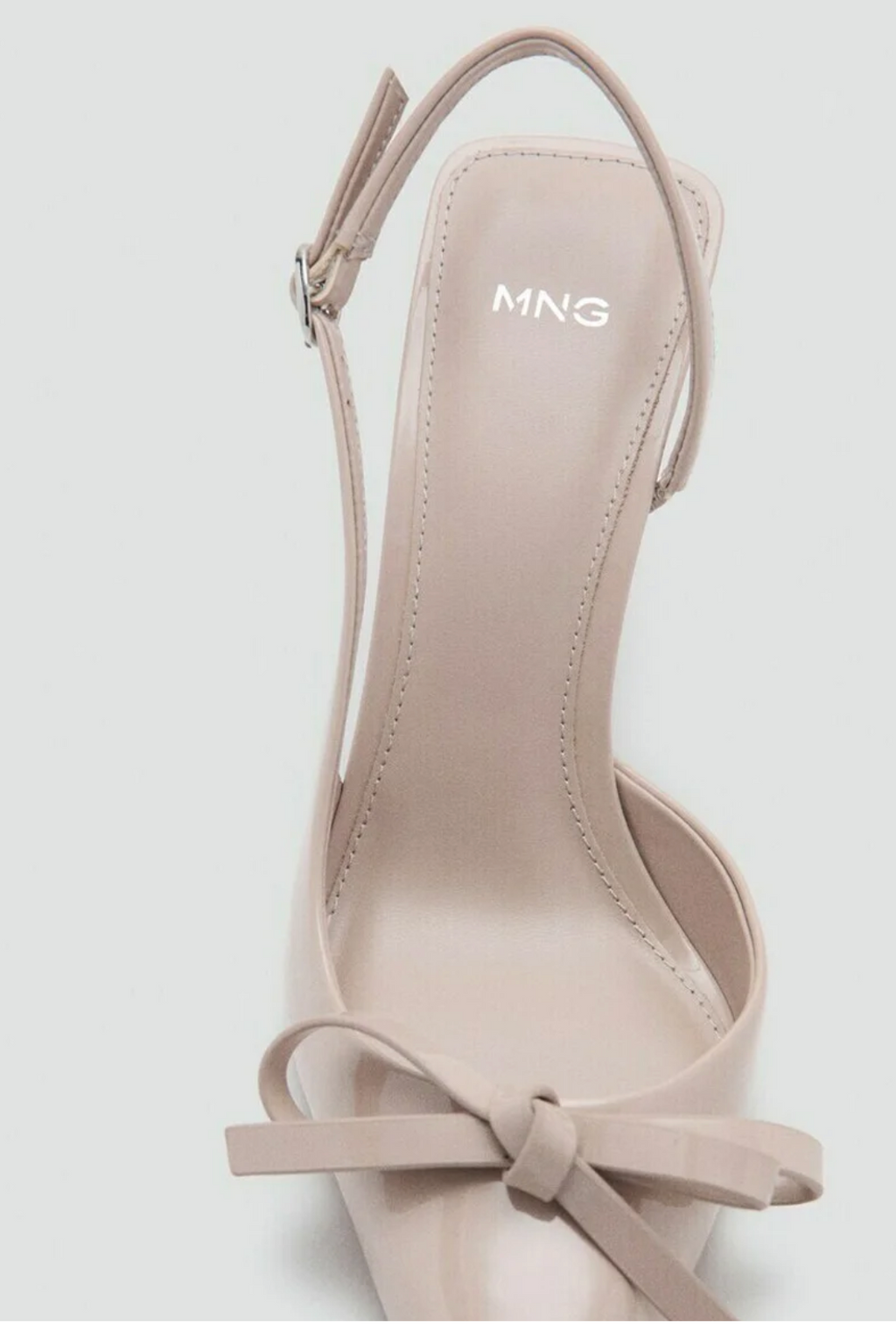 Mango Escarpins Slingback à Talons - Beige