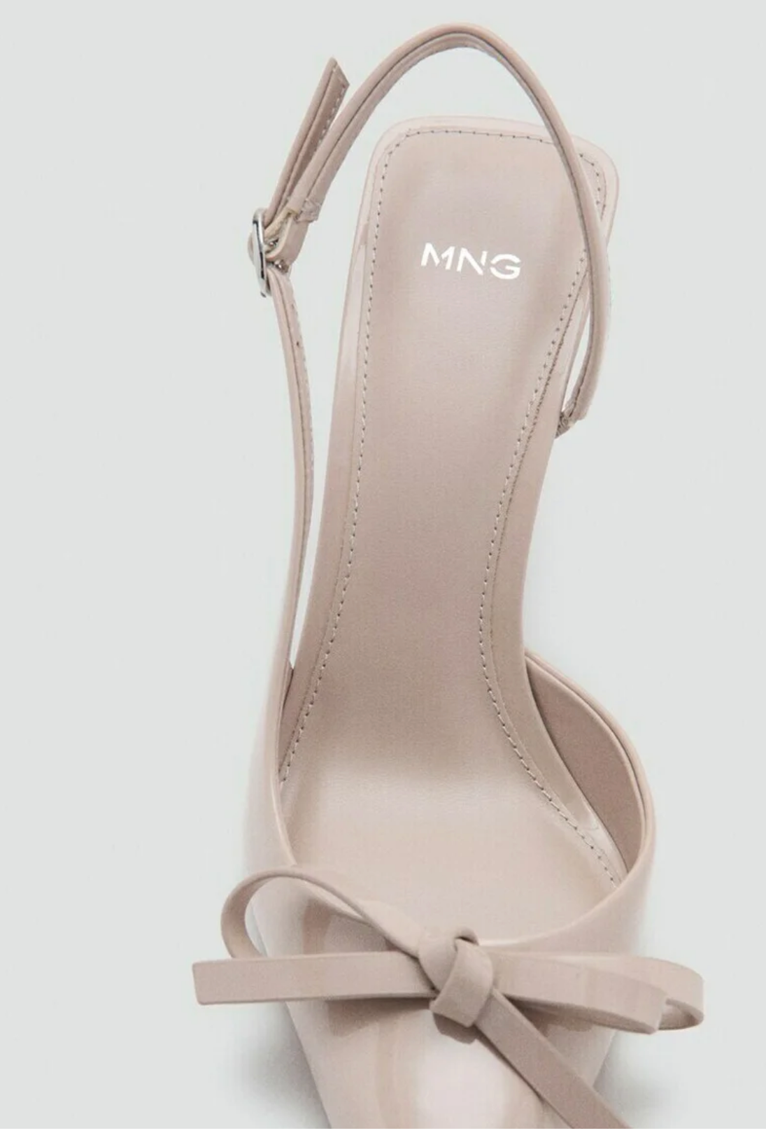 Mango Escarpins Slingback à Talons - Beige