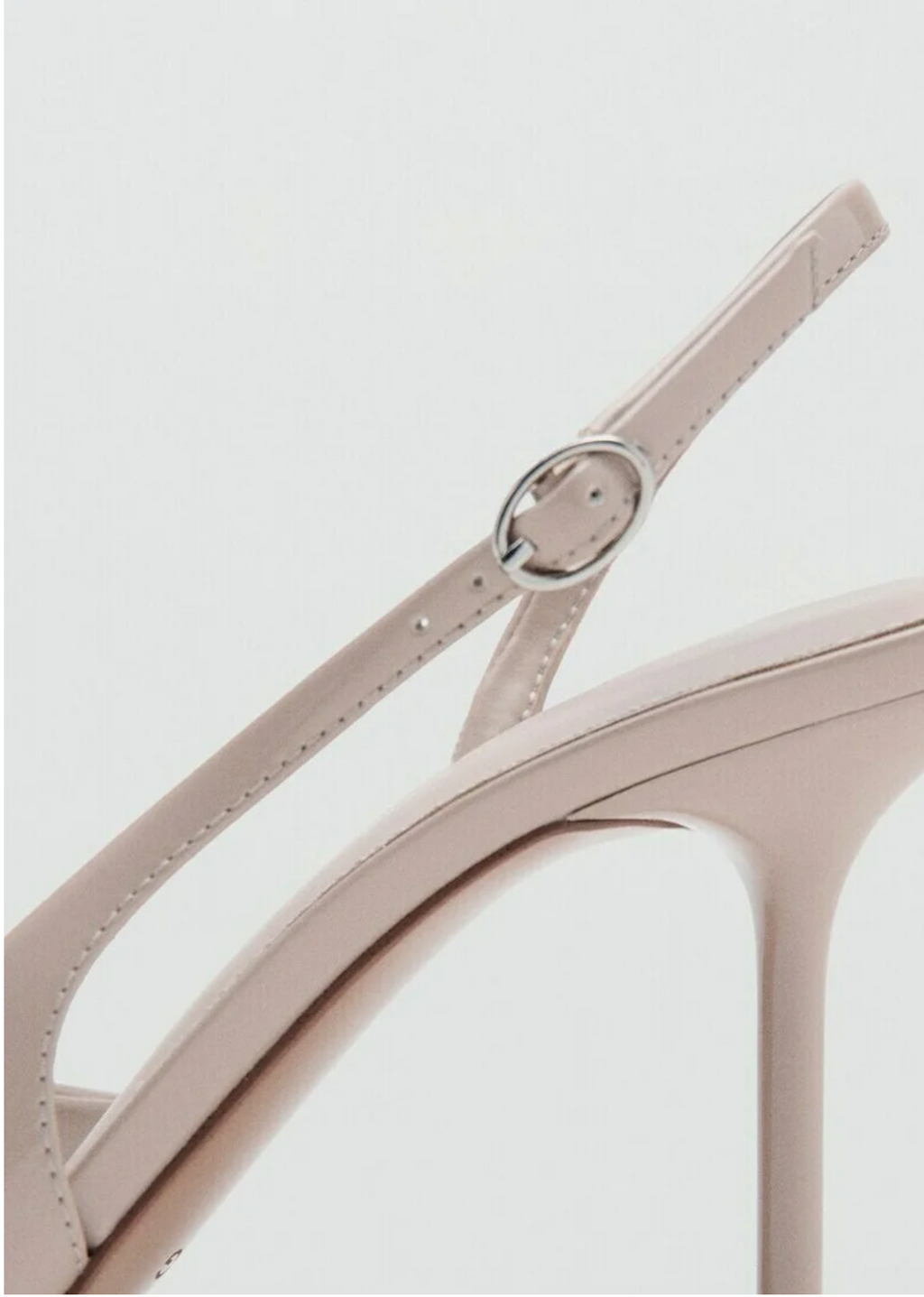Mango Escarpins Slingback à Talons - Beige