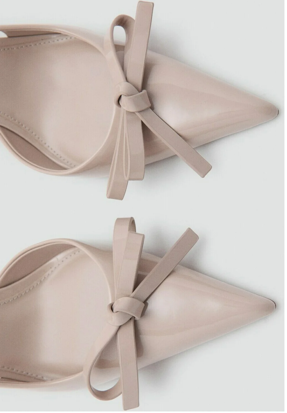 Mango Escarpins Slingback à Talons - Beige