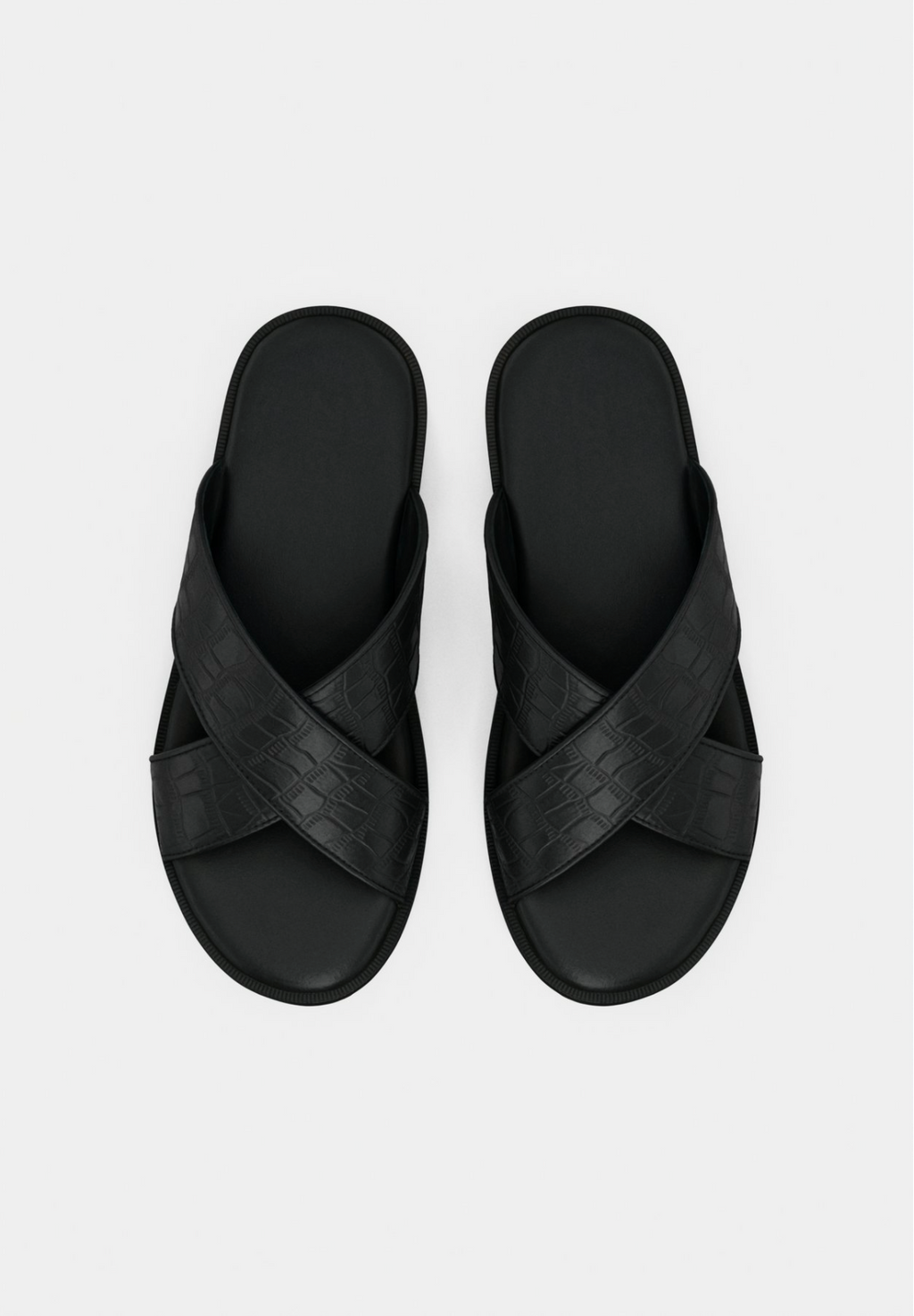 Zign Leather - Barbouche en cuir noire