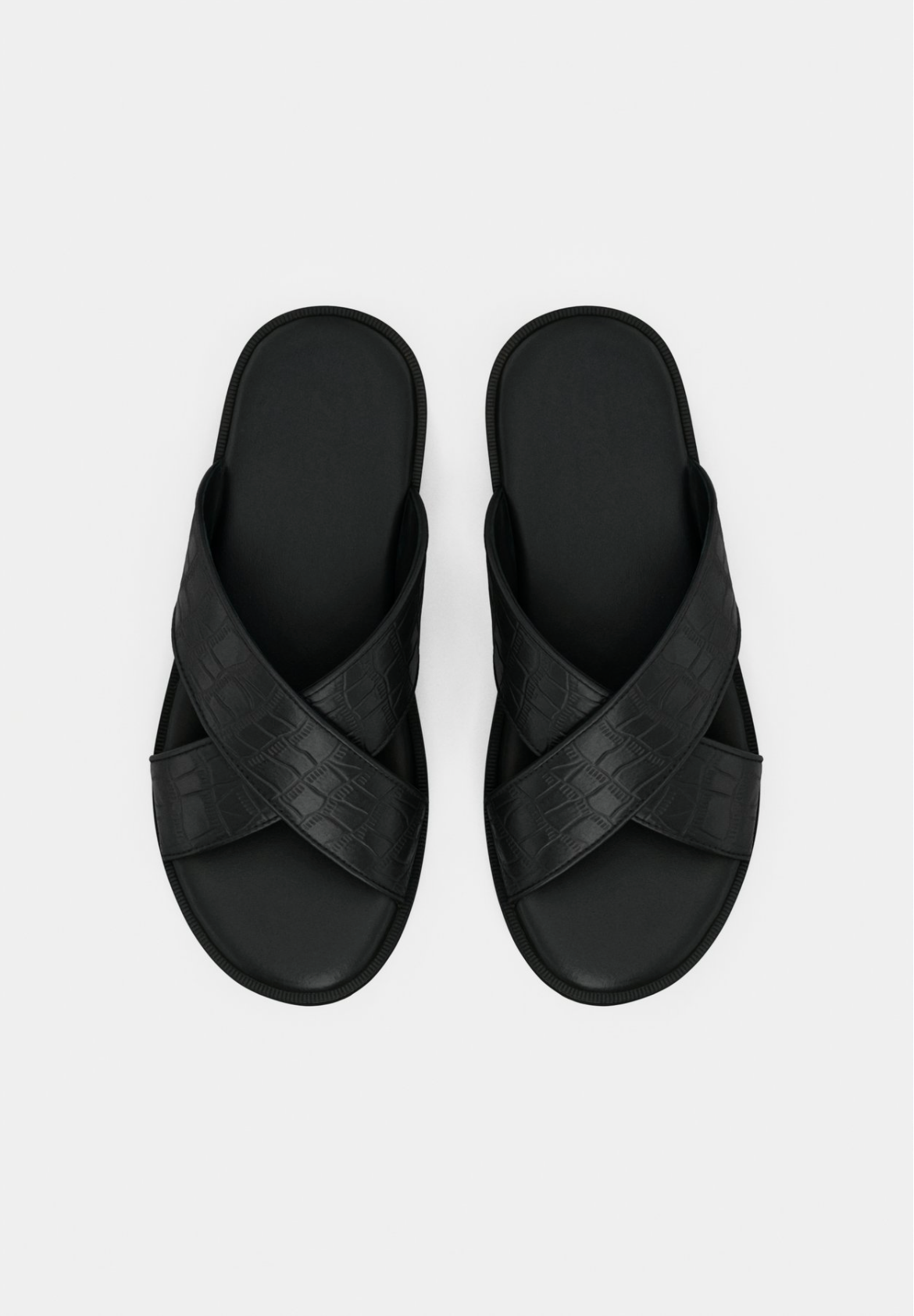 Zign Leather - Barbouche en cuir noire