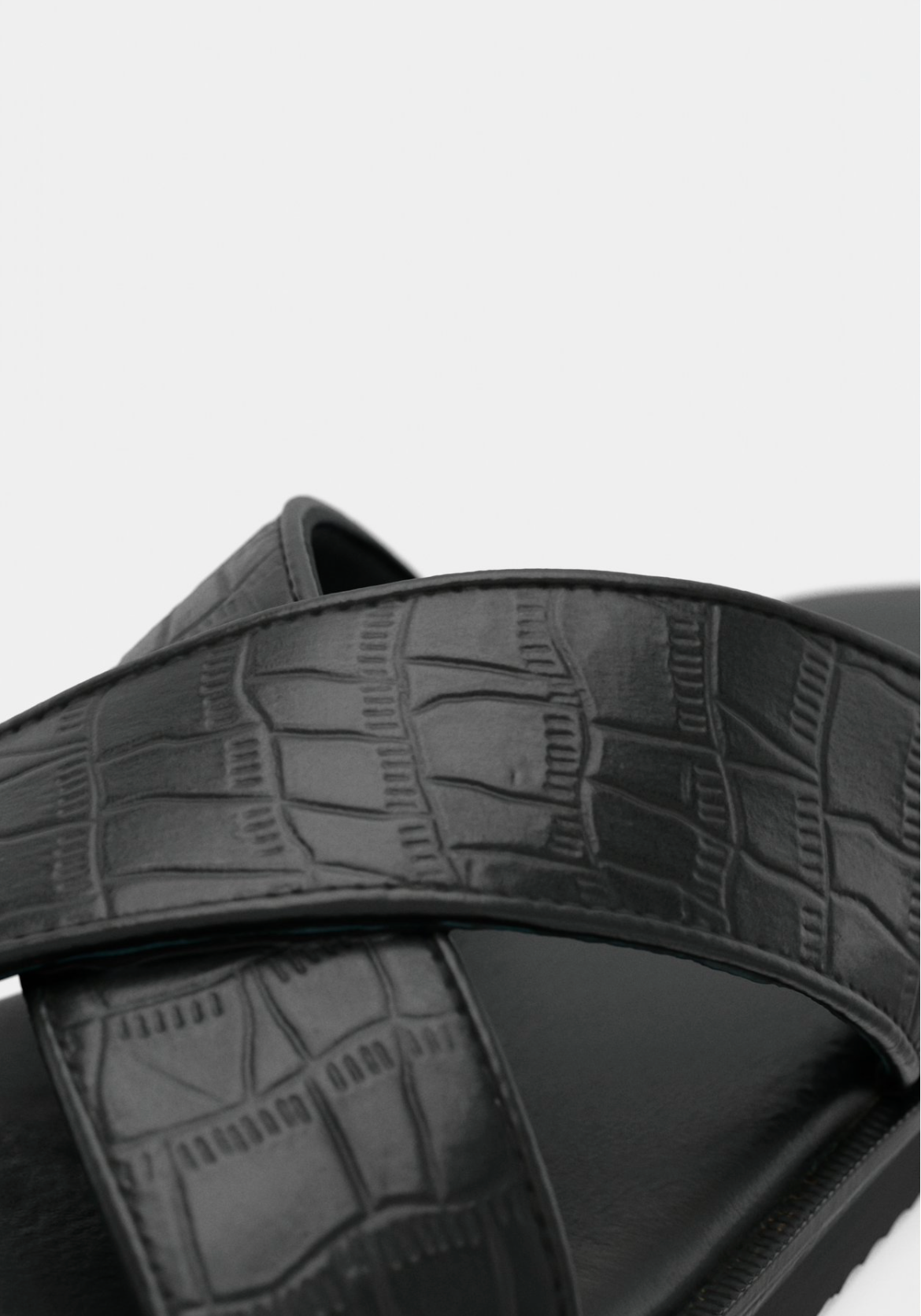 Zign Leather - Barbouche en cuir noire