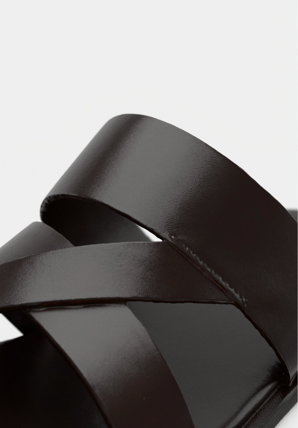 Zign Leather - Barbouche en cuir noire