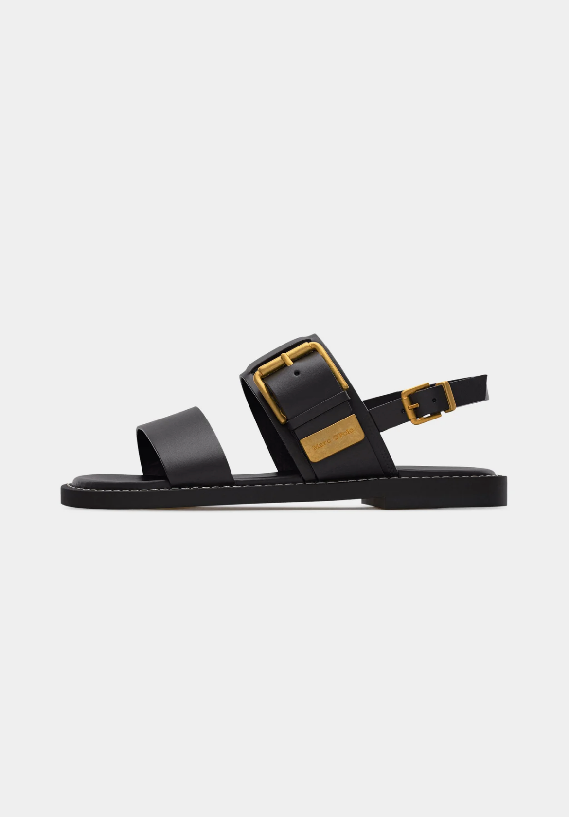 Marc O'Polo Model Stina - Sandales en cuir noires