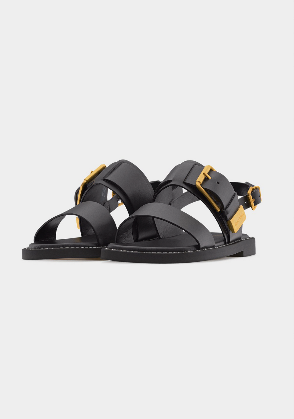 Marc O'Polo Model Stina - Sandales en cuir noires