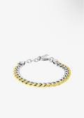 Police Long-Lasting Bracelet Argenté & Dorénin