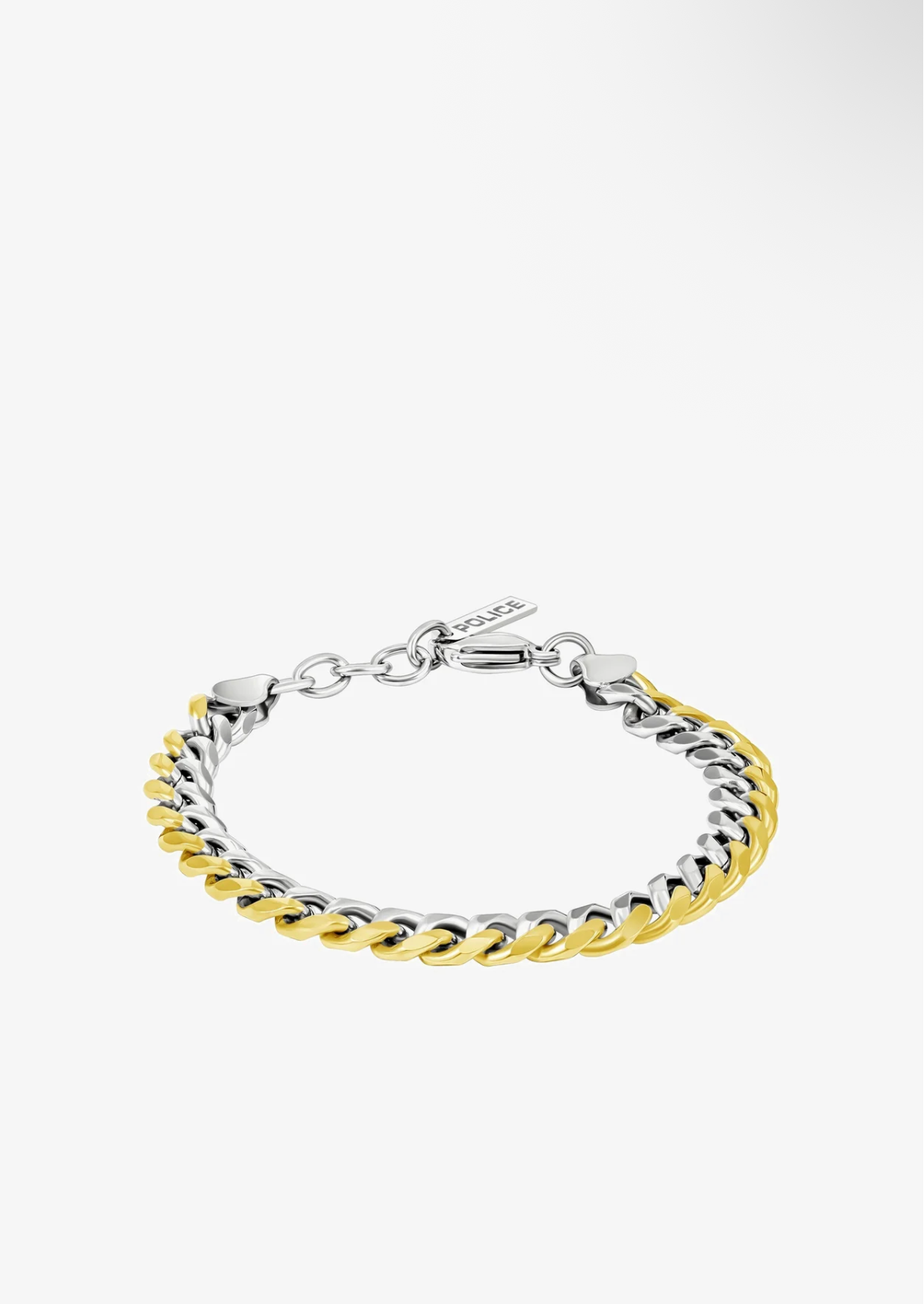 Police Long-Lasting Bracelet Argenté & Dorénin