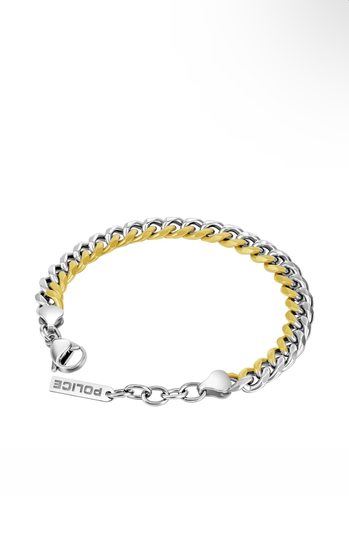 Police Long-Lasting Bracelet Argenté & Dorénin