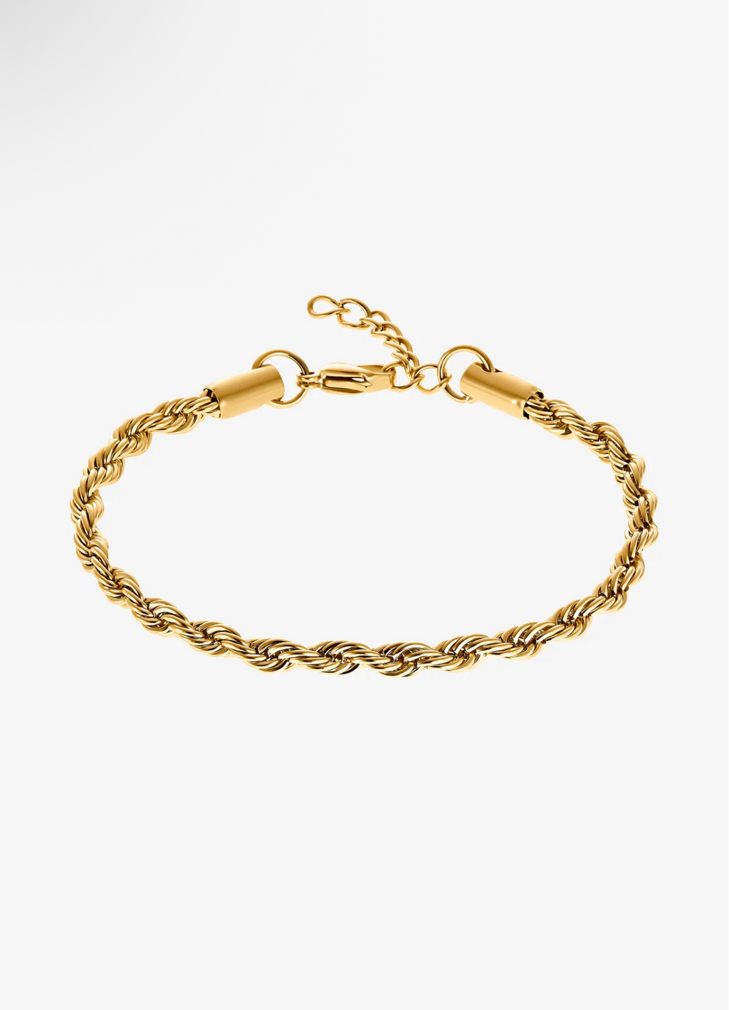 Bracelet Corde Torsadée Dorée