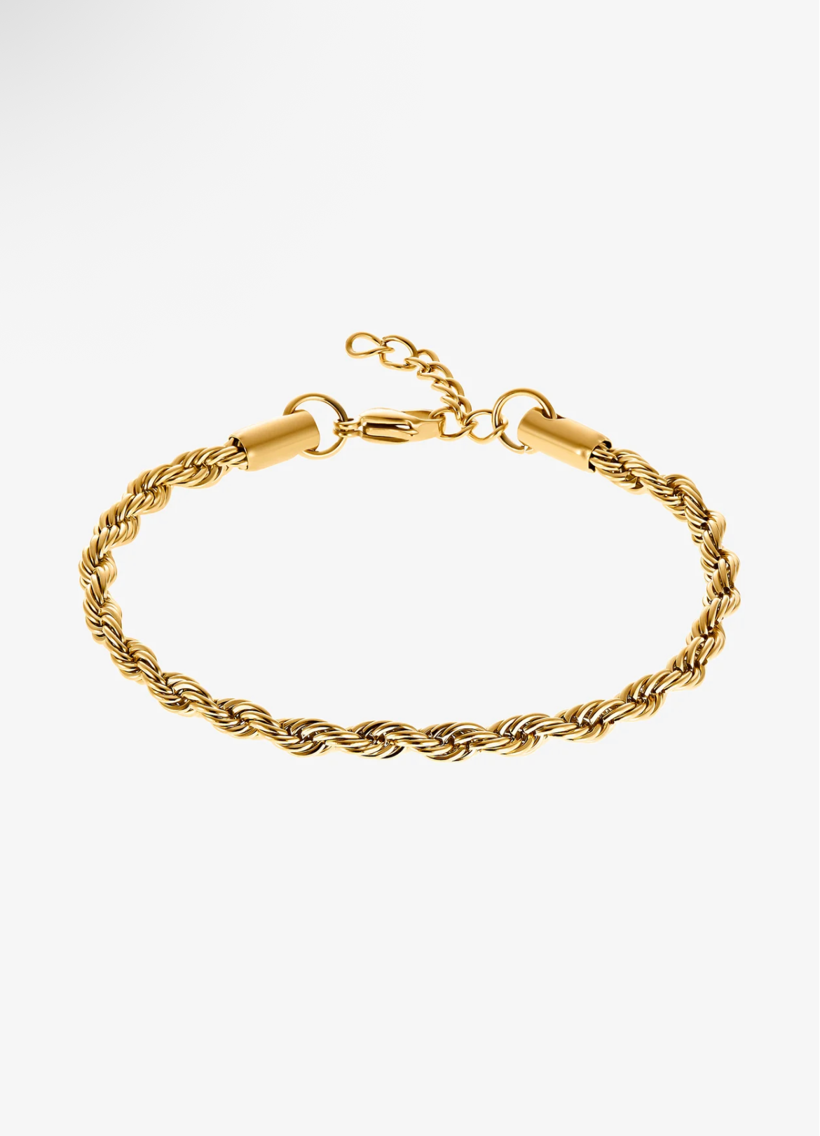 Bracelet Corde Torsadée Dorée