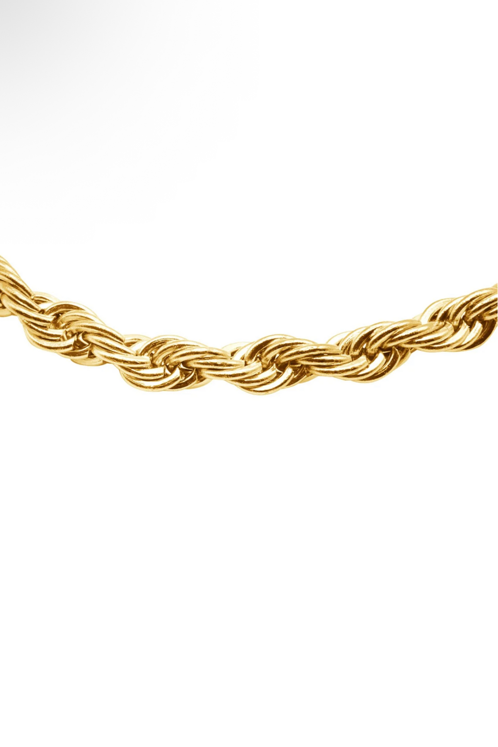 Bracelet Corde Torsadée Dorée