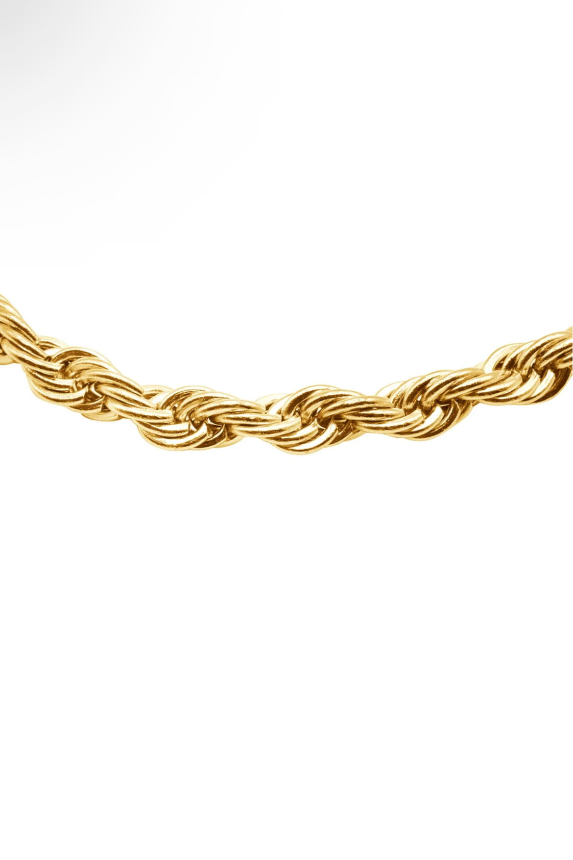 Bracelet Corde Torsadée Dorée