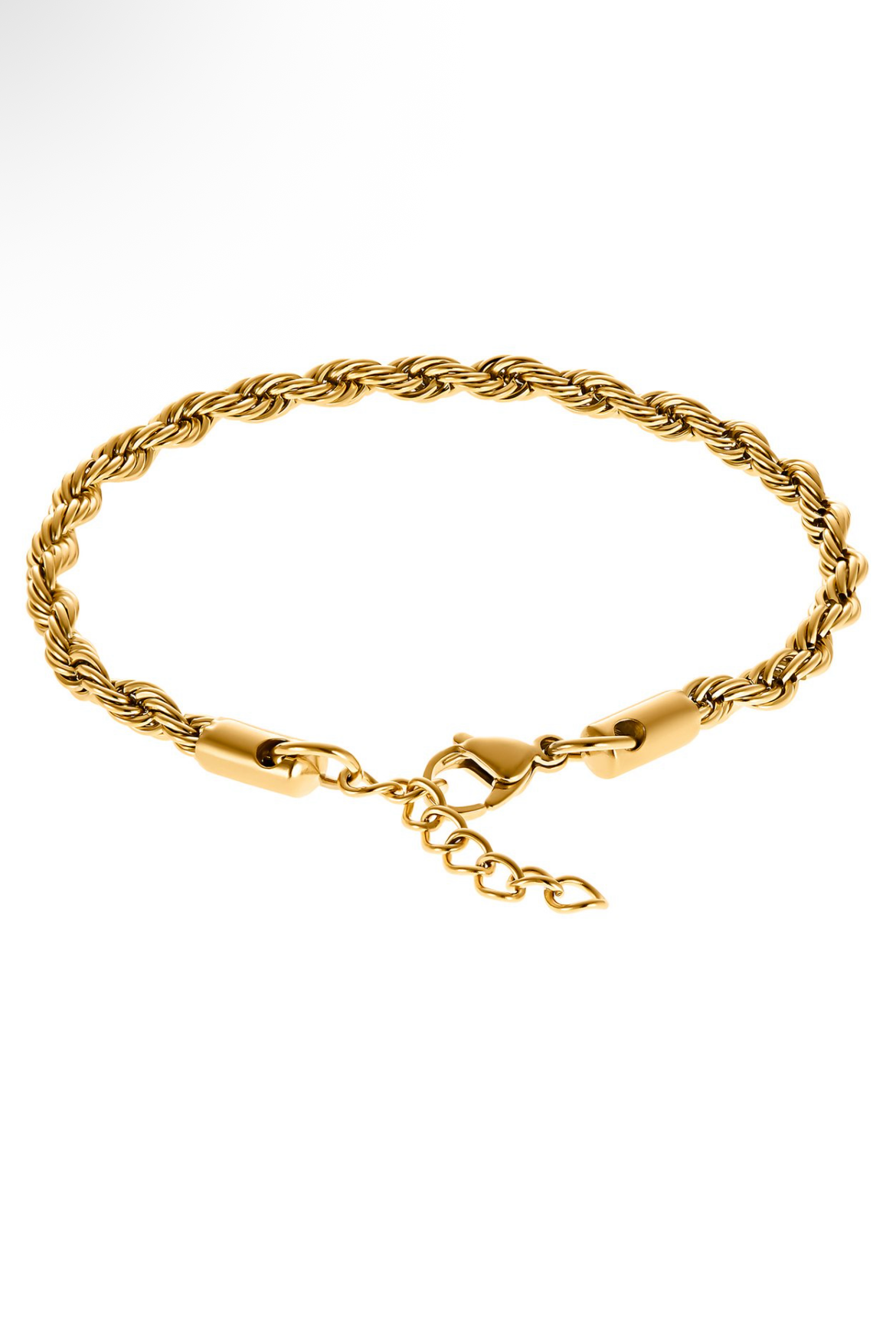 Bracelet Corde Torsadée Dorée