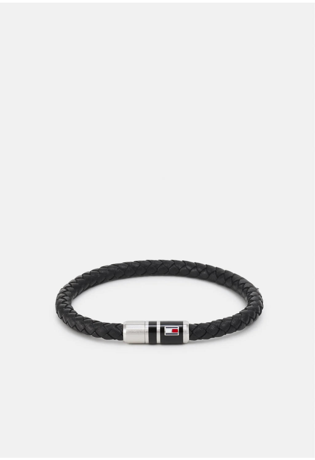 Tommy Hilfiger Braided Bracelet Cuir Noir