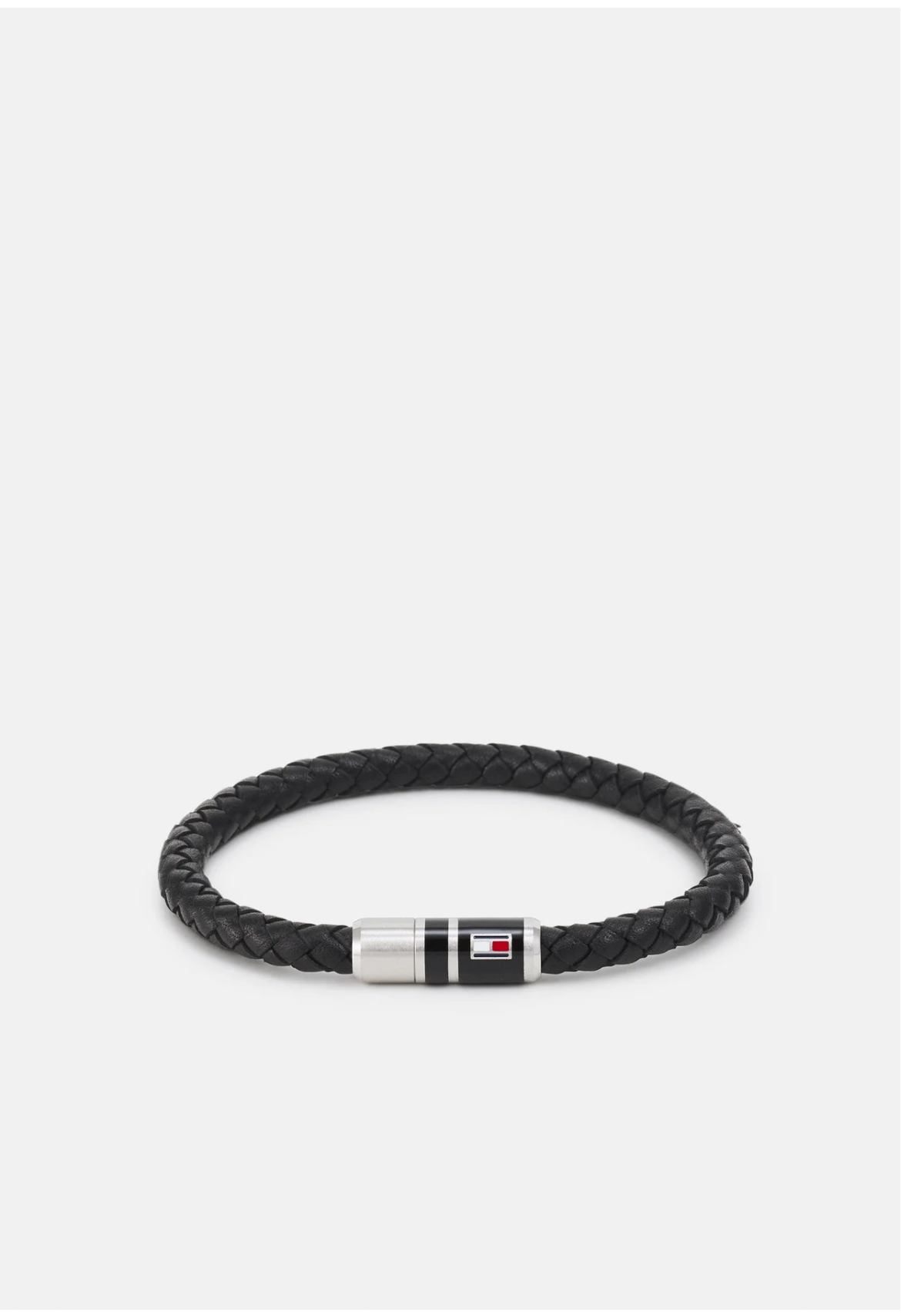 Tommy Hilfiger Braided Bracelet Cuir Noir