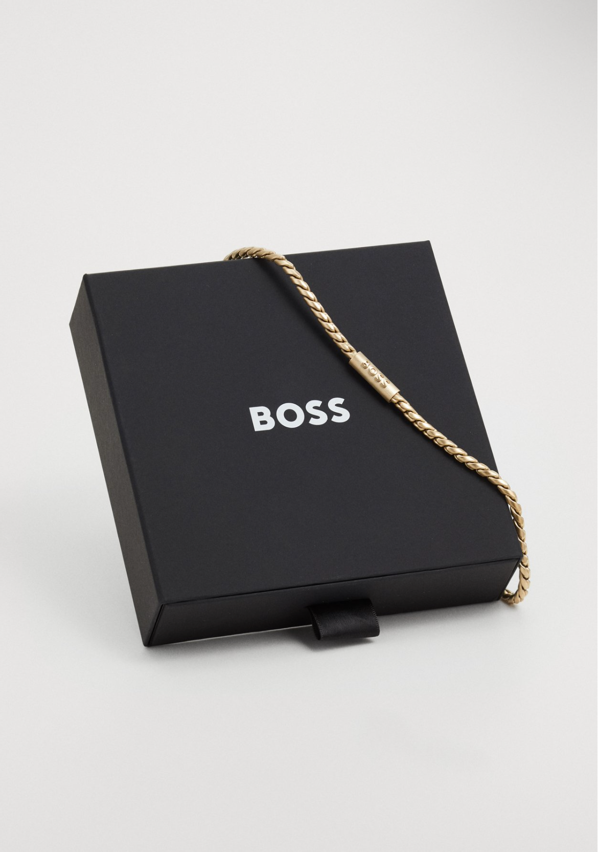 BOSS Doran Collier Chaîne Doré