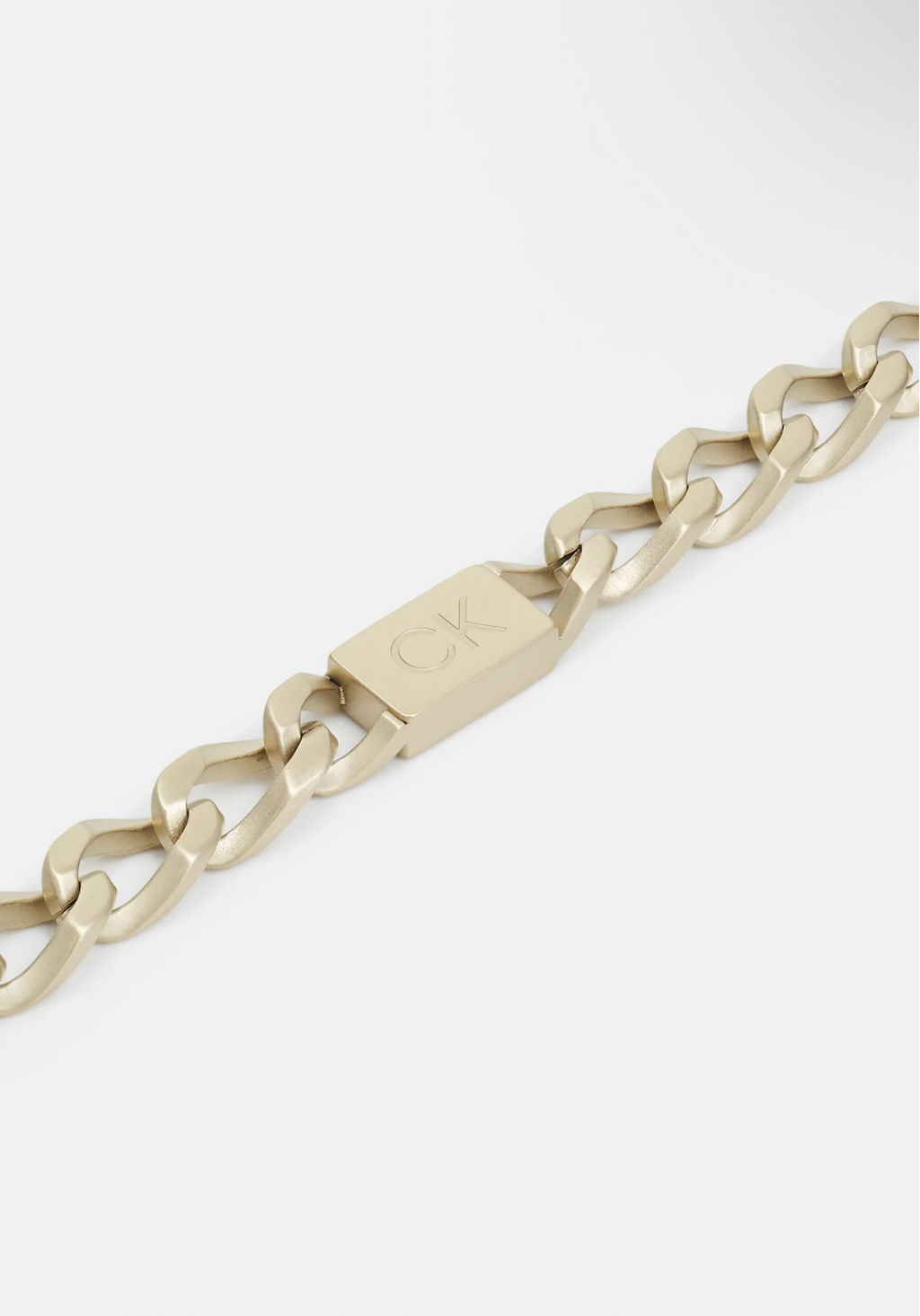 Calvin Klein Brushed Chain Link Collier Doré