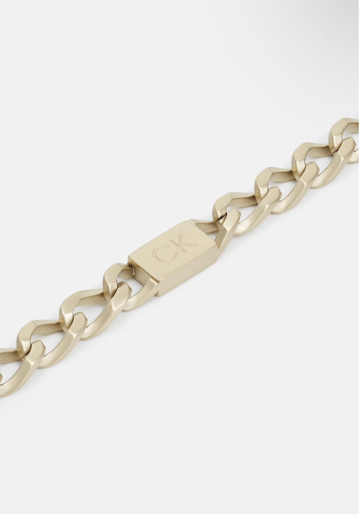 Calvin Klein Brushed Chain Link Collier Doré