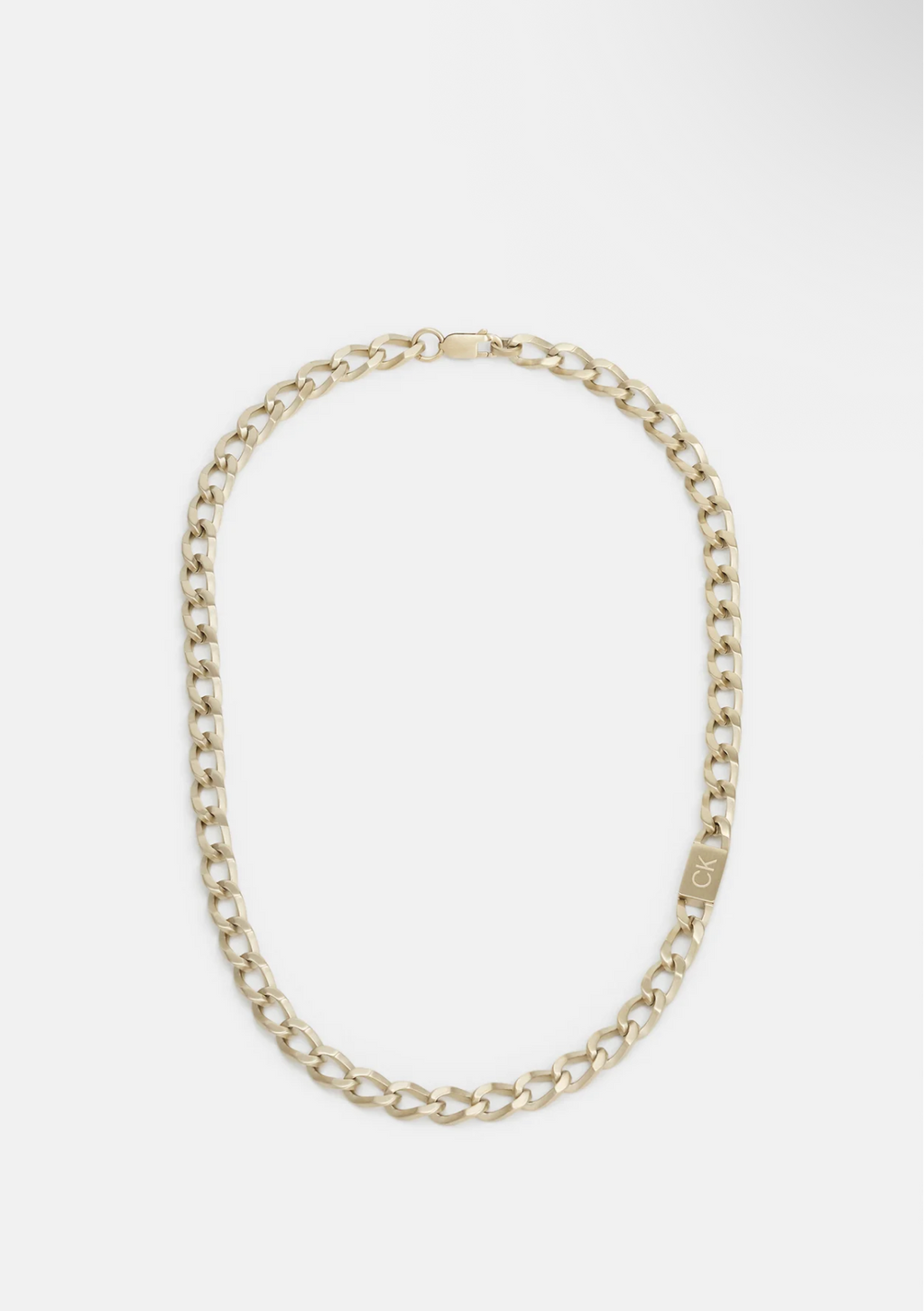 Calvin Klein Brushed Chain Link Collier Doré