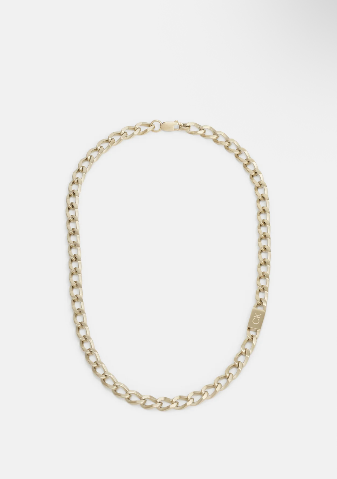 Calvin Klein Brushed Chain Link Collier Doré