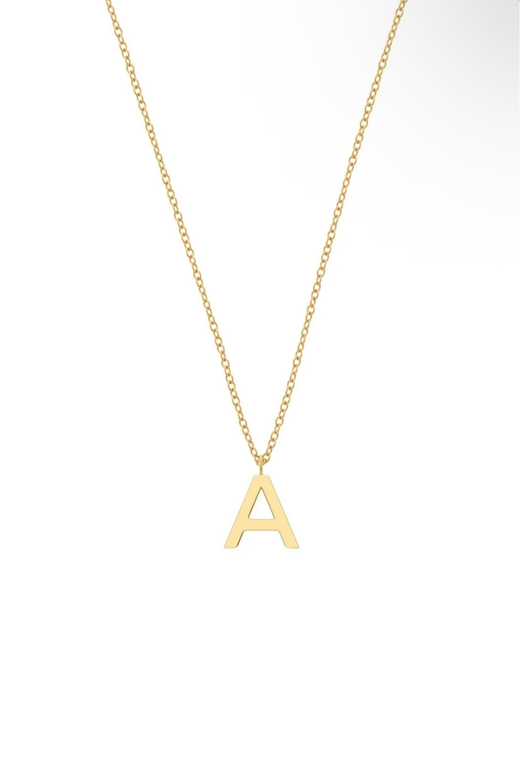 EDBLAD Letter A-Z Collier Initiale Doré