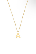 EDBLAD Letter A-Z Collier Initiale Doré