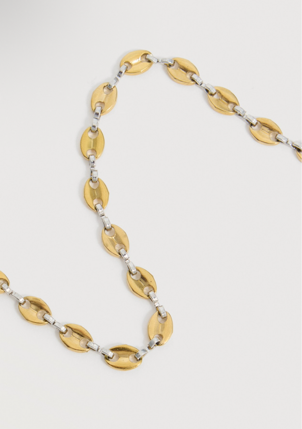 HUGO Unisex Collier Chaîne Doré & Argenté