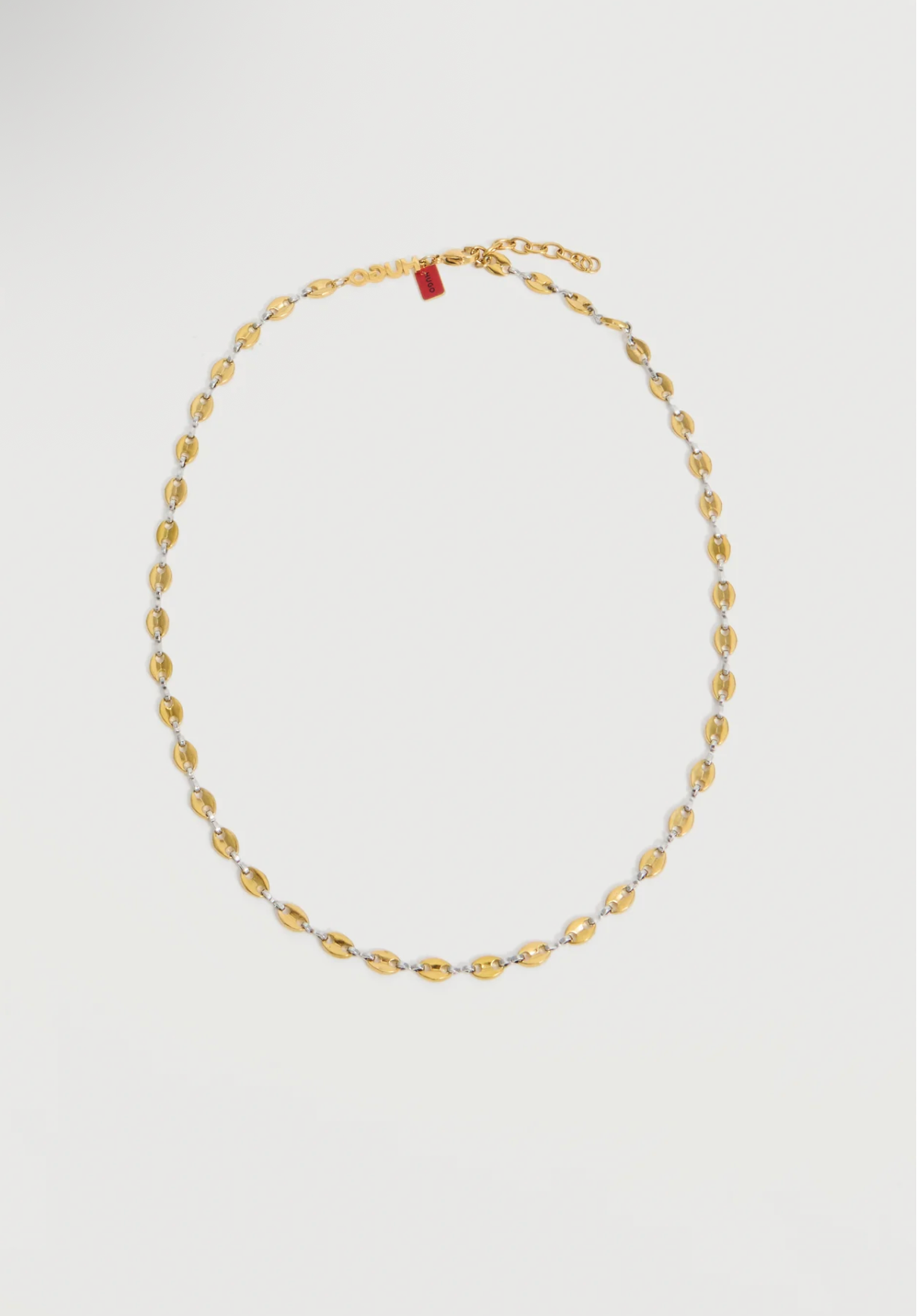 HUGO Unisex Collier Chaîne Doré & Argenté
