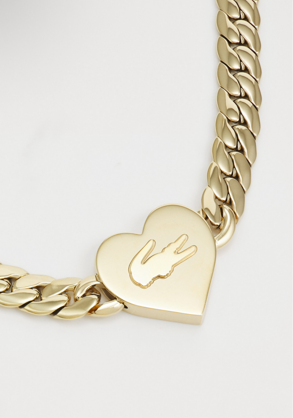 Lacoste Love My Croc Collier Doré